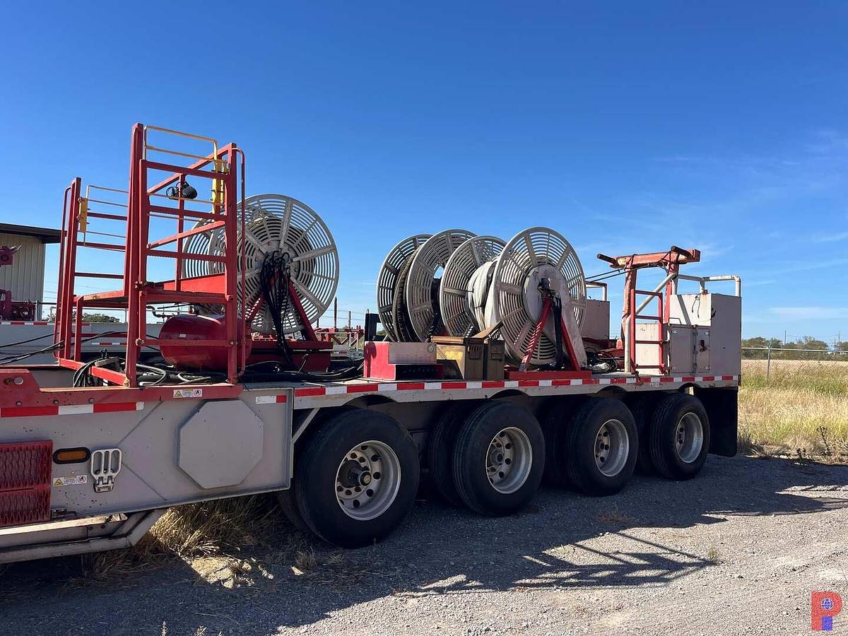 Used 2012 SERVA GROUP 54’ X 102” 4-AXLE COIL TUBING TRAILER