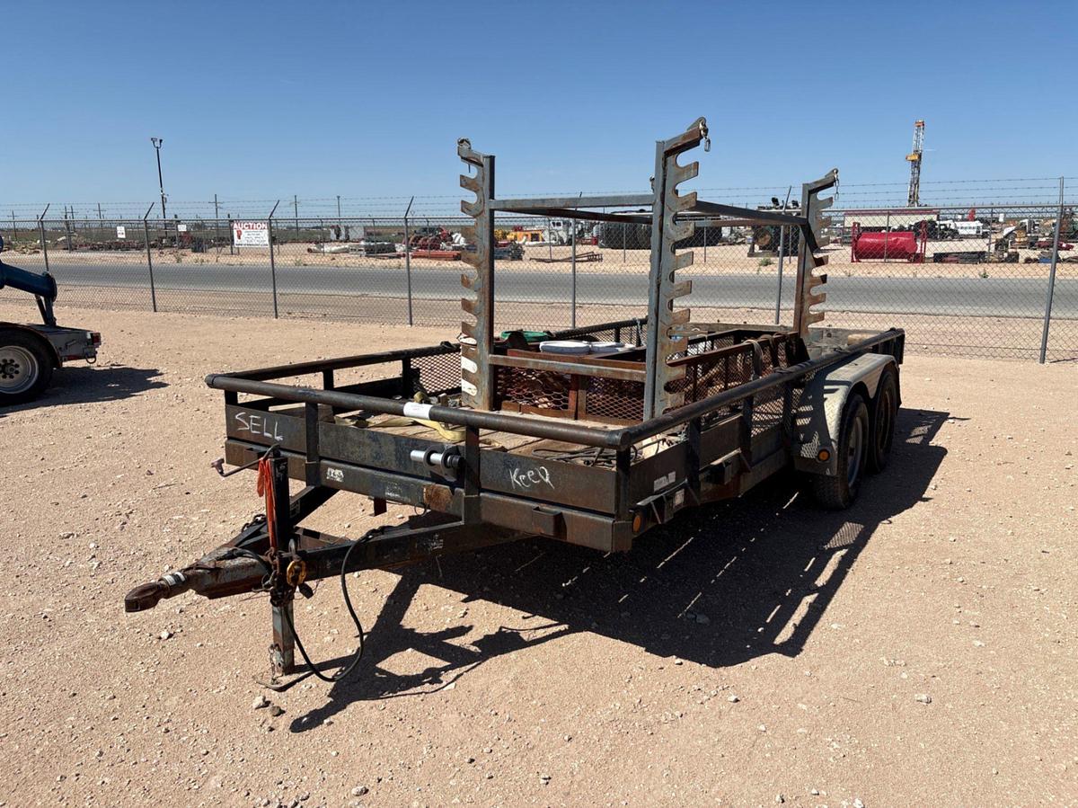 Used PJ 16’ X 7’ T/A BUMPER PULL TOOL TRAILER
