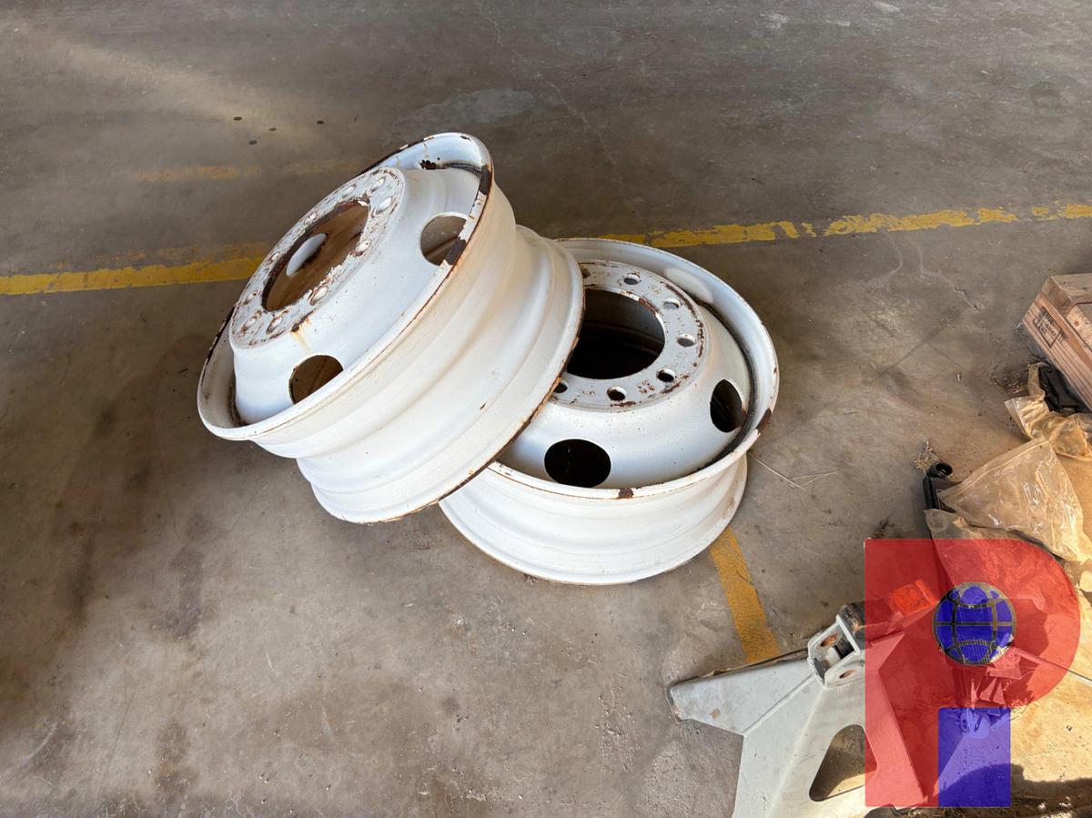 Used LOT W/ (1) KNOWLEDGE BOX DESK, ROBINAIR REFRIGERANT RECOVERY SYSTEM, (2) ALLEGRO BLOWERS, ETC.