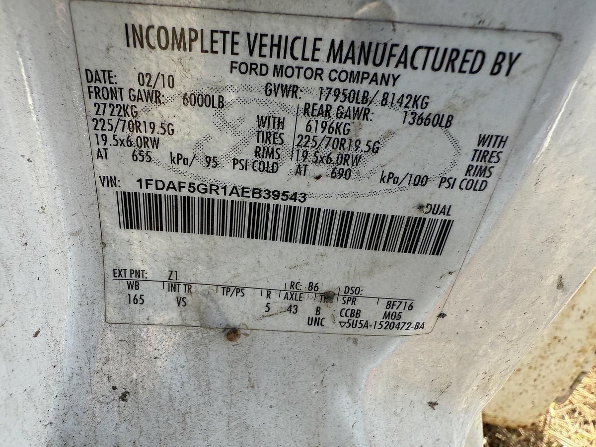 Used 2010 FORD F-550 XL SUPER DUTY 2WD MECHANICS TRUCK