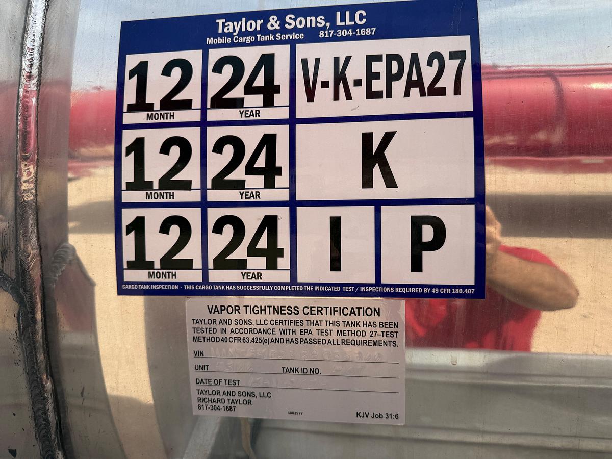 Used 2008 DRAGON PRODUCTS 8,400 GALLON T/A FUEL TRAILER