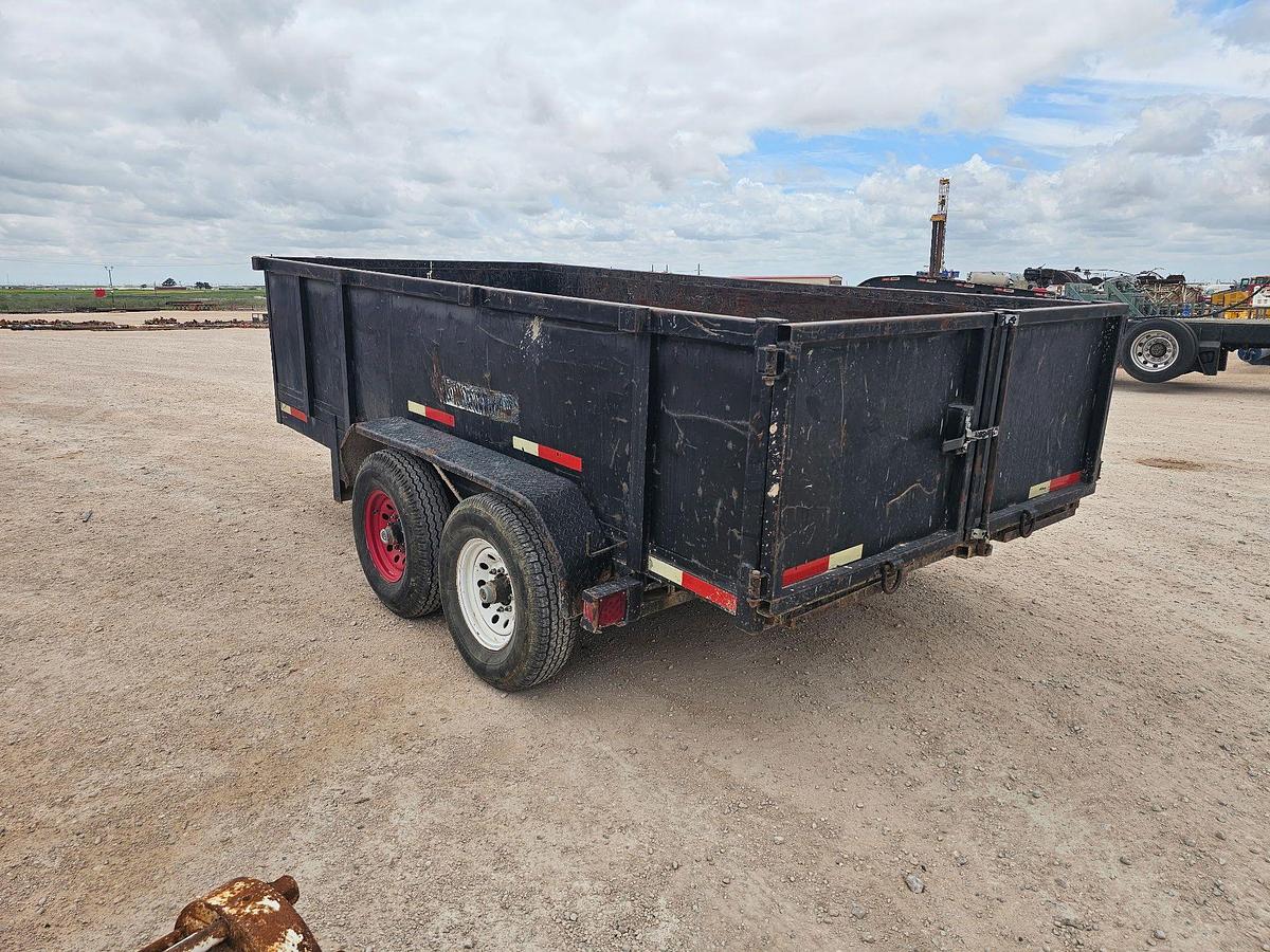 Used Shopbuilt 14' T/A Dump Trailer