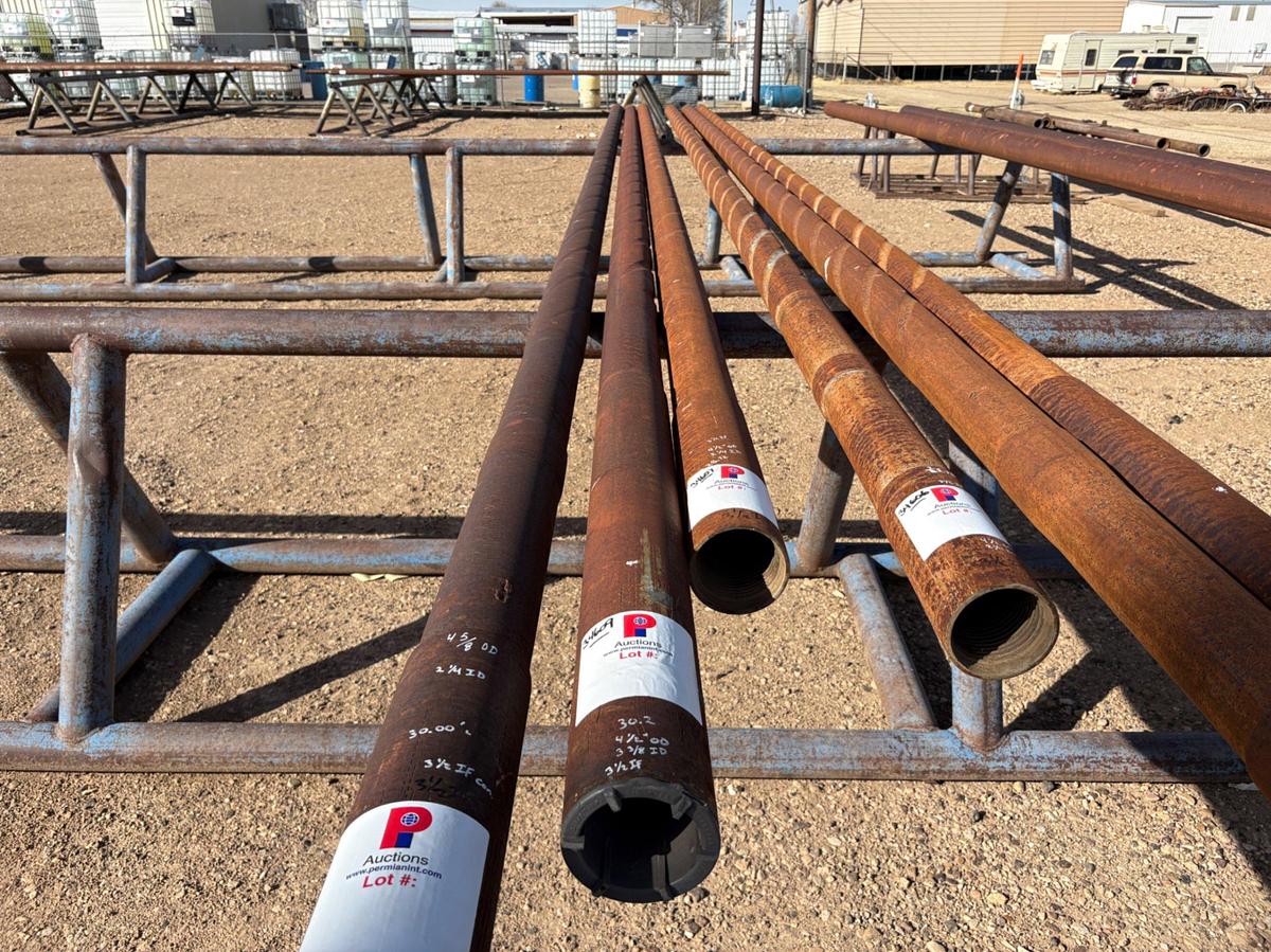 Used 4-1/2”OD X 3-3/8”ID X 30.2’L SPIRAL DRILL COLLAR W/ 3-1/2IF CONNECTIONS