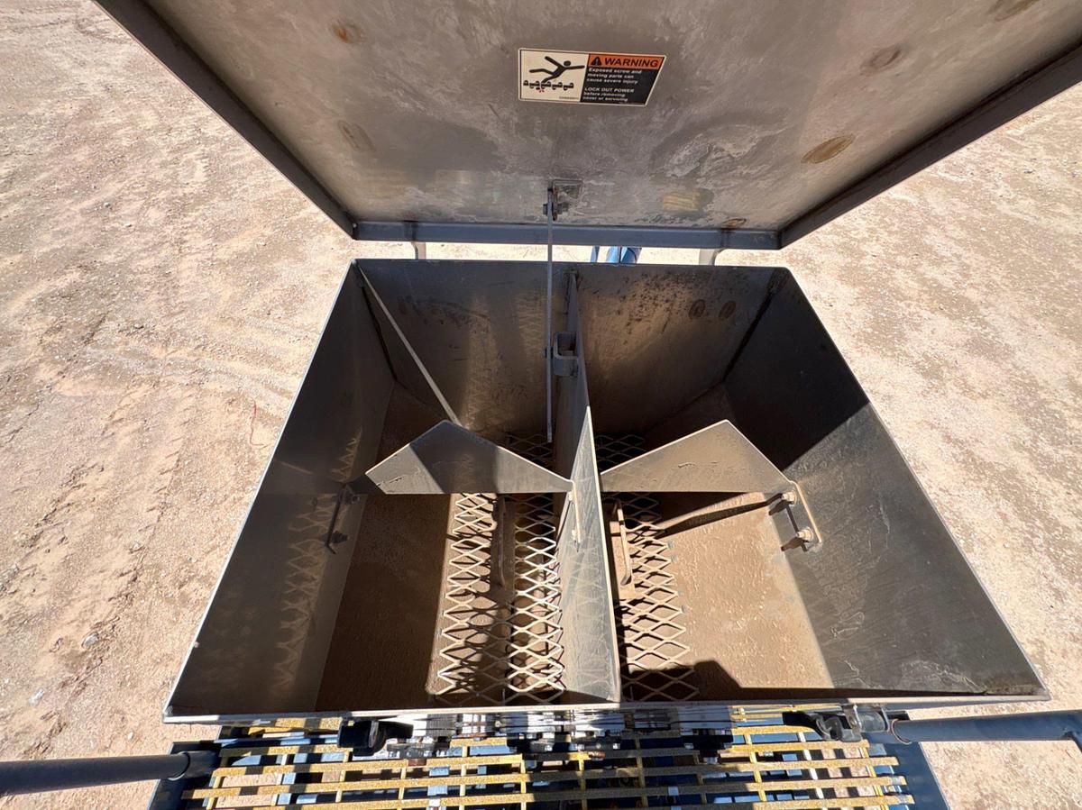 Used Hydraulic auger & hopper unit, skidded