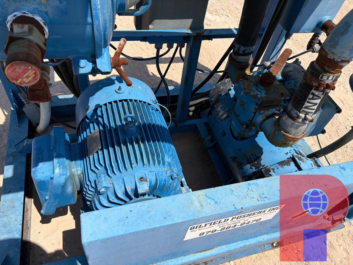 Used NATIONAL VACUUM EQUIPMENT 30HP PORTABLE VACUUM UNIT