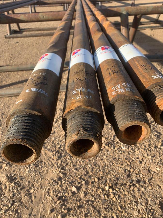 Used 3” OD x 1 1/2” ID x 29.21’ L Slick Drill Collar w/ 2 7/8 PAC