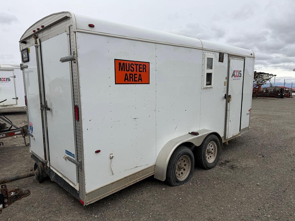 Used 2015 Interstate 16’ t/a BP Doghouse Trailer