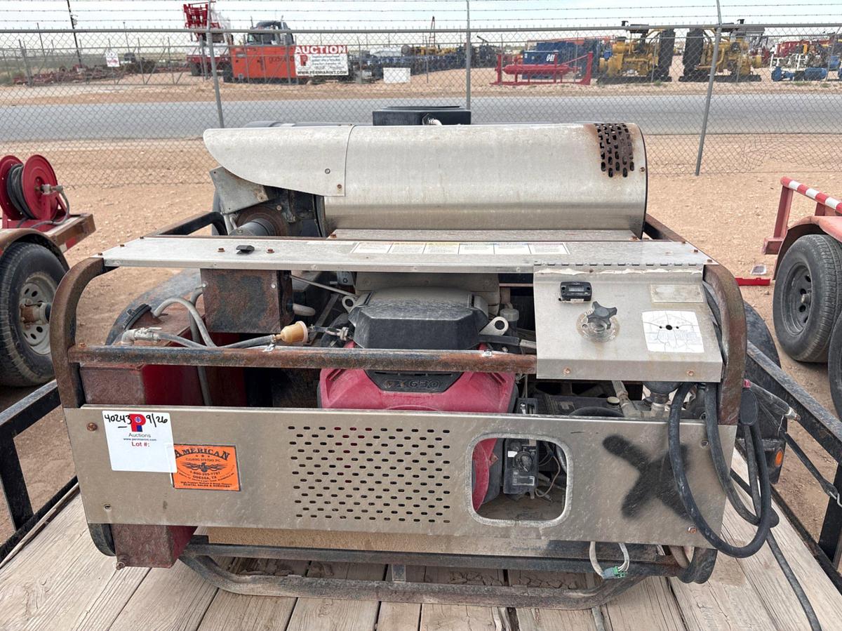 Used 2011 LAMAR TRAILERS 12’ X 6.5’ T/A BUMPER PULL PRESSURE WASH TRAILER