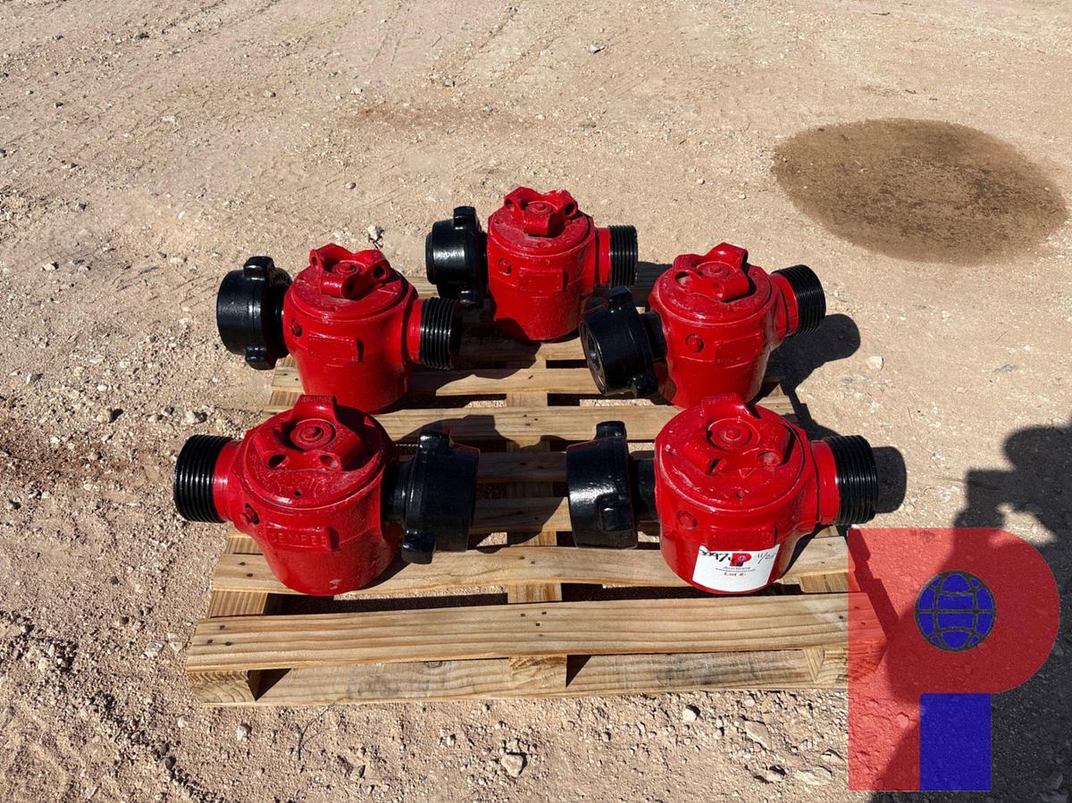 Used (5X$) (5) KEMPER 3” FIG 1502HD PLUG VALVES