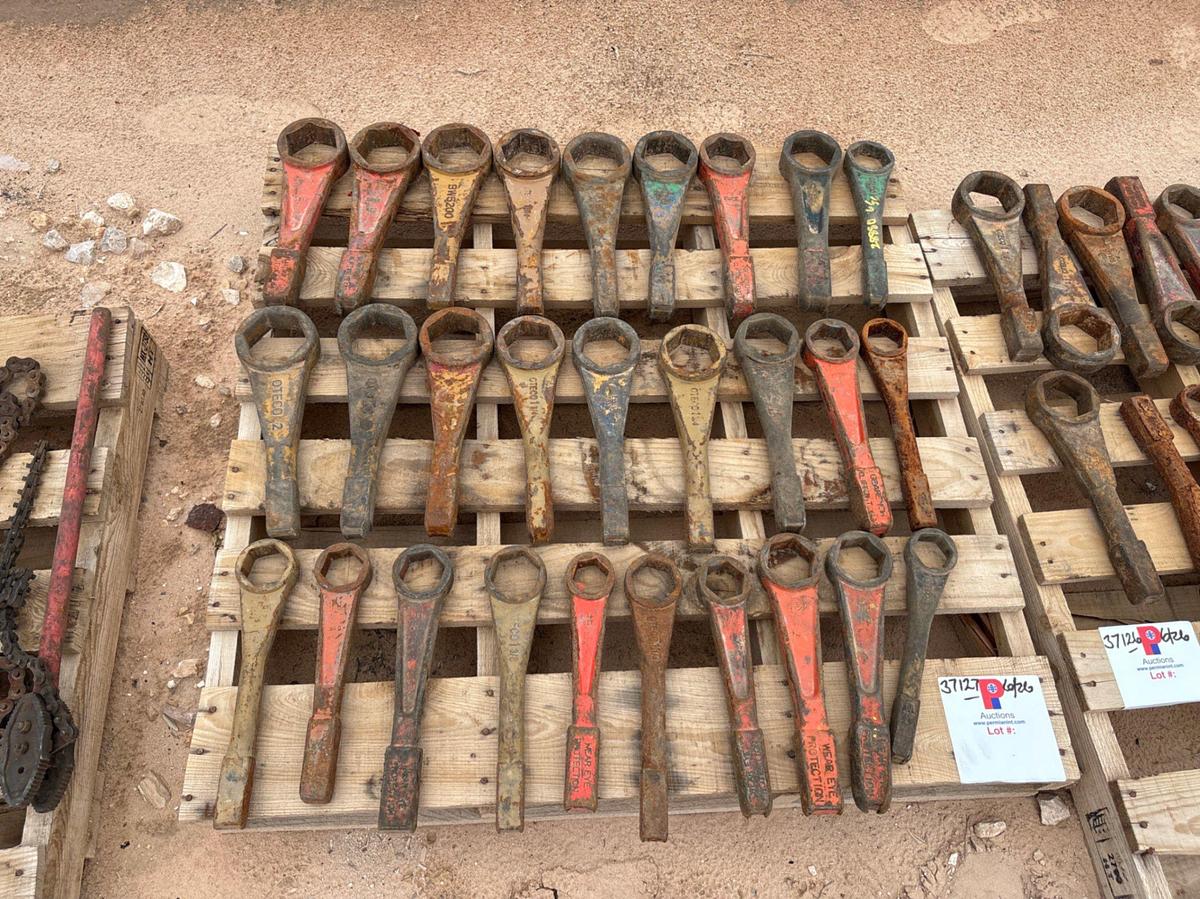 Used Pallet of (28) assorted size hammer wrenches