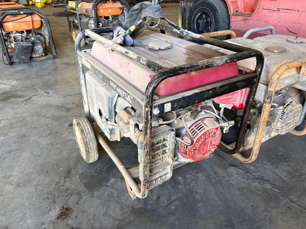 Used (3) portable generators, 3.5KW to 6.5KW
