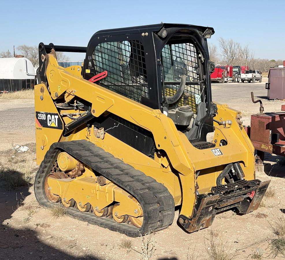 Used Cat 259D skid steer loader