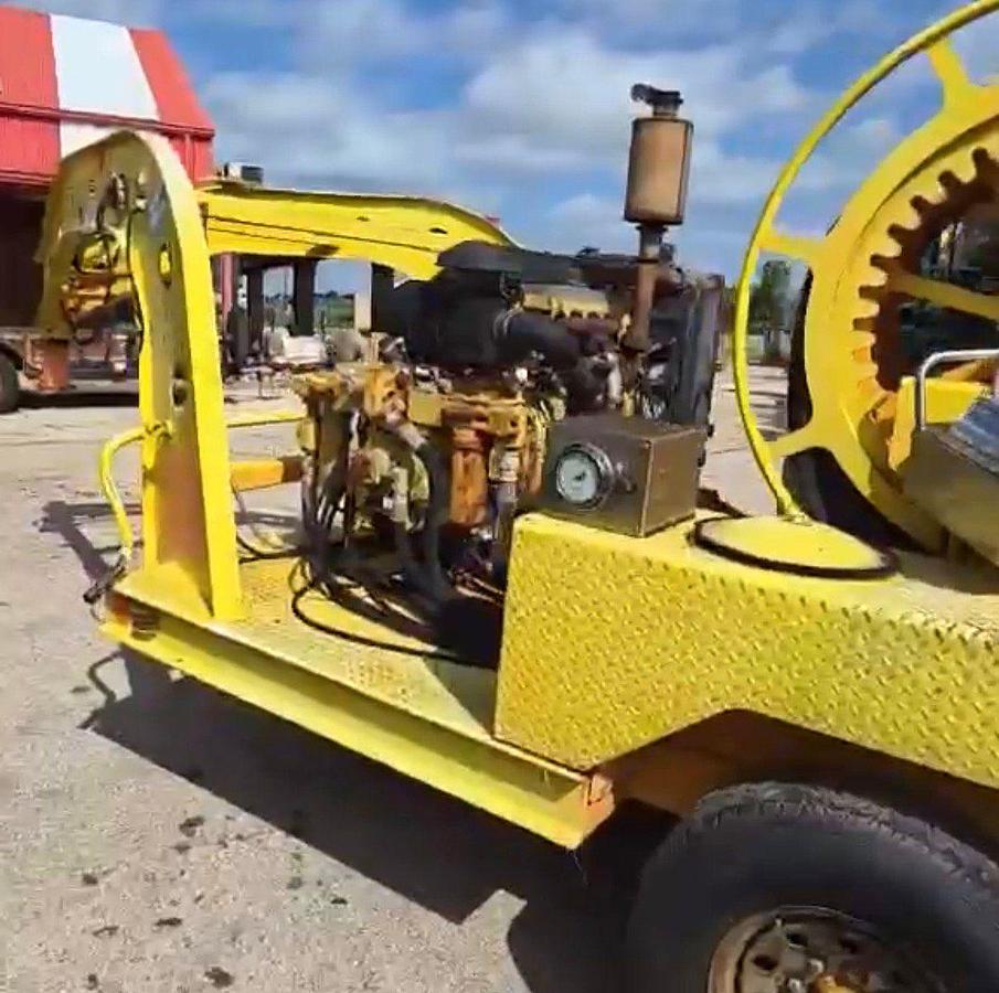 Used 2008 VENTURETECH XK-90 POWER SWIVEL MTD ON T/A GOOSENECK TRAILER