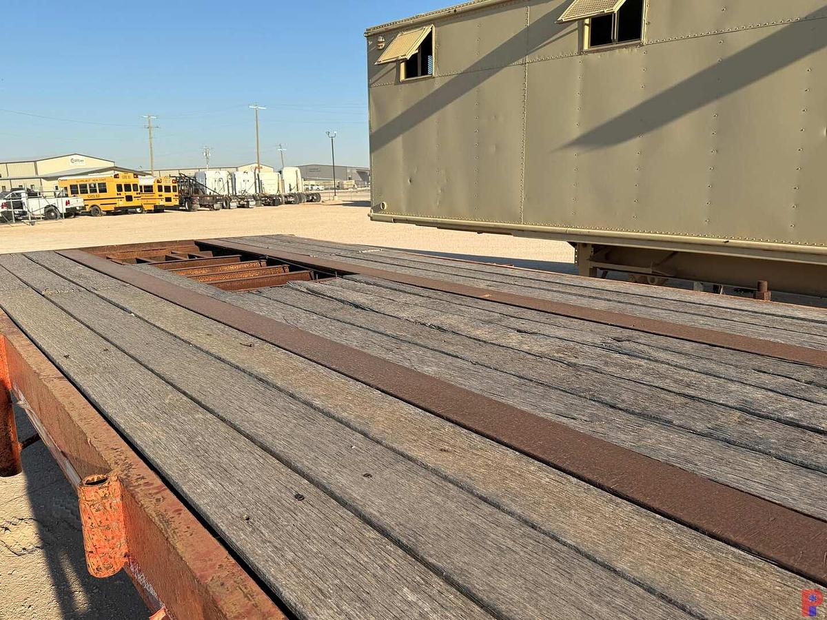 Used 1982 LUFKIN 40’ X 102” OILFIELD FLOAT FLATBED TRAILER