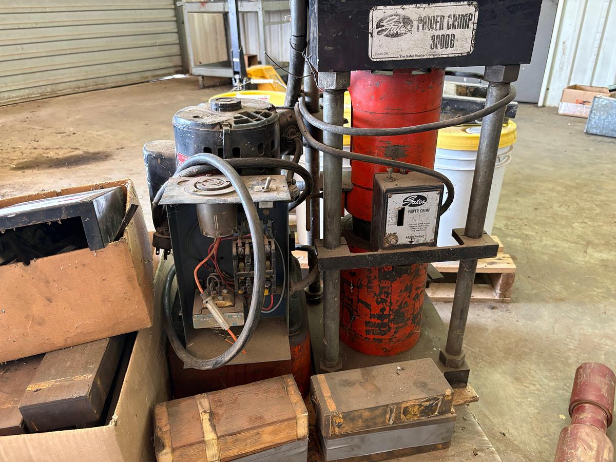 Used Gates power crimp 3000B hose crimping machine