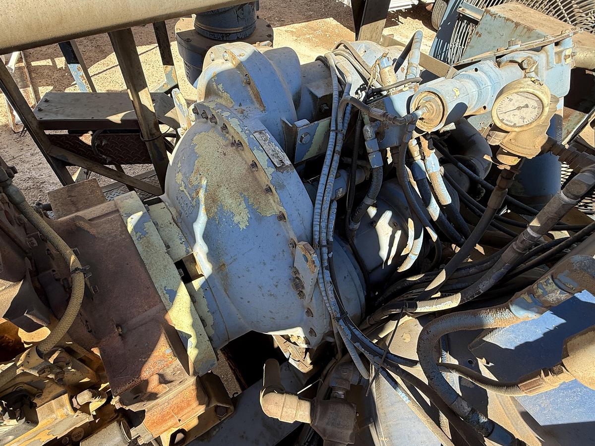 Used 2006 AIR FOAM UNIT P/B (3) CATERPILLAR ENGINES MTD ON PRECISION PUMP & COMPRESSOR T/A DROP DECK TRAILER