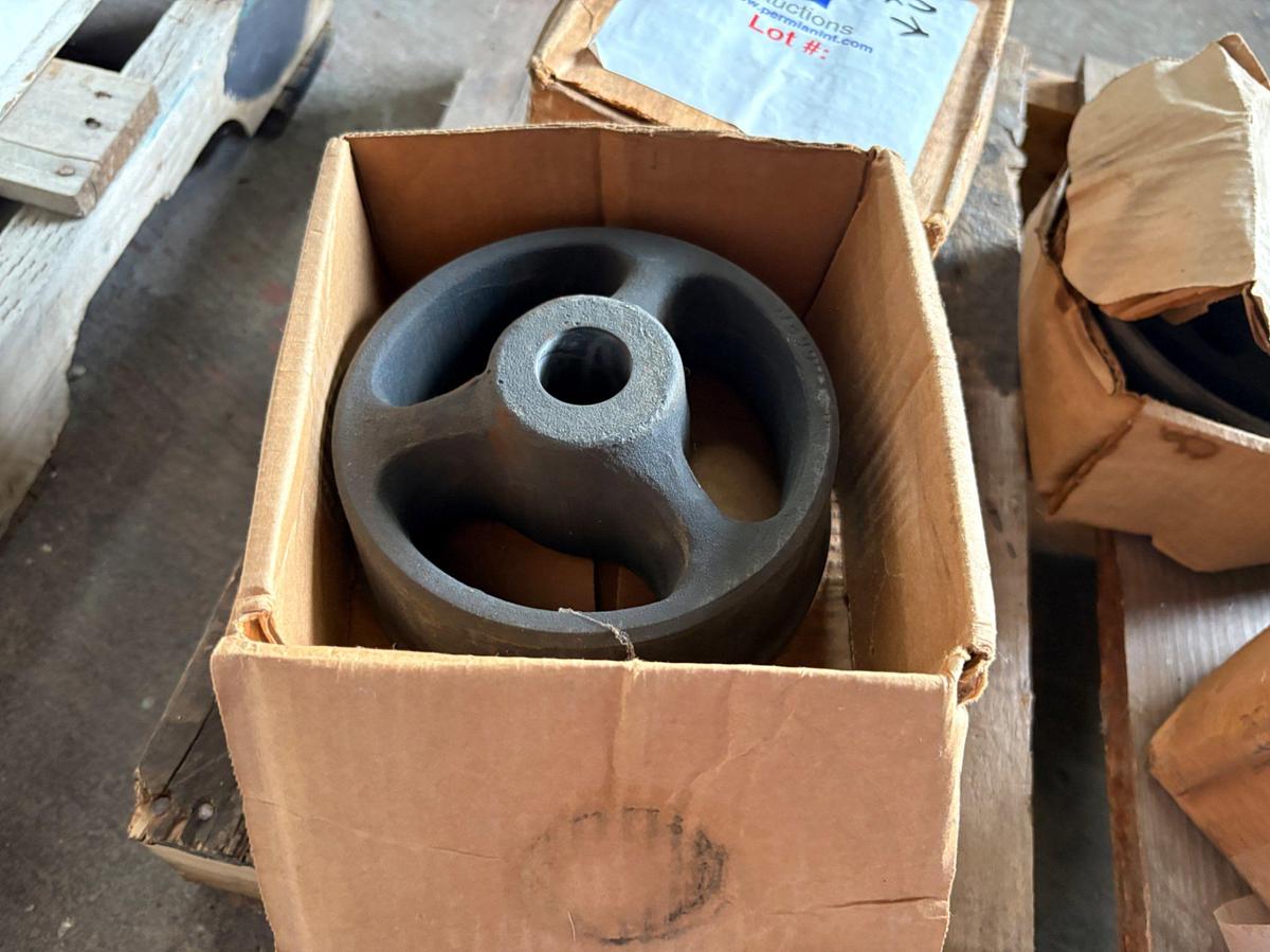 Used (3 pallets of assorted x-over subs, valve seats, & pressure gauges