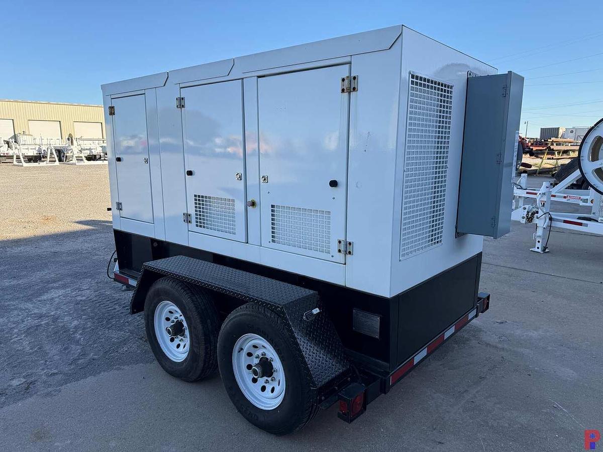 Used 2025 ANACONDA MFG LLC MARATHON 75KW DIESEL GENERATOR, TOWABLE