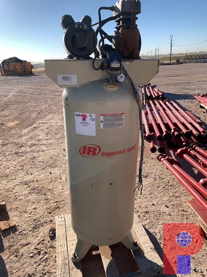 Used (3) INGERSOLL RAND ELECTRIC OIL LUBE AIR COMPRESSOR