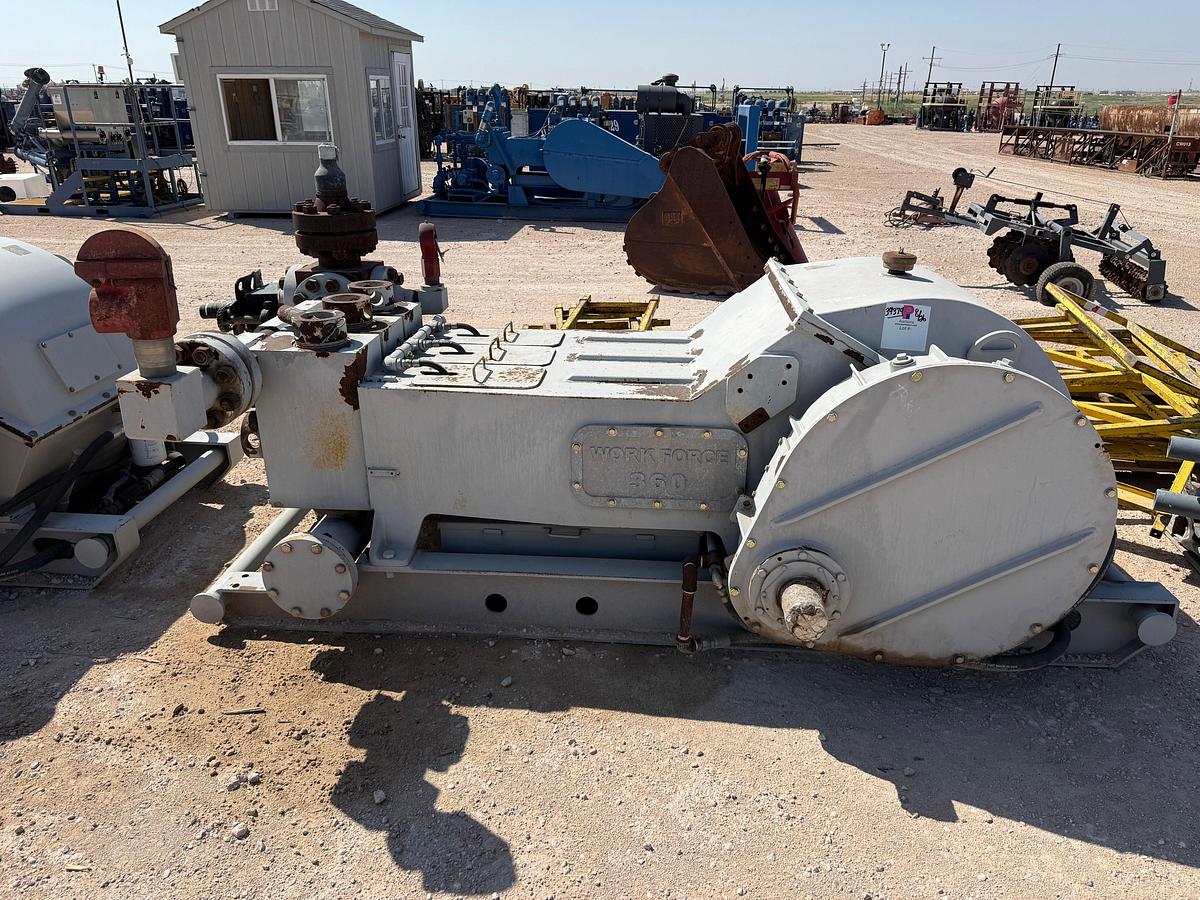 Used UNUSED WORK FORCE WF-360 5K WP TRIPLEX WELL SERVICE PUMP