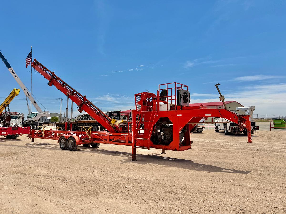 Used 40’ T/A GOOSENECK PIPE HANDLER TRAILER