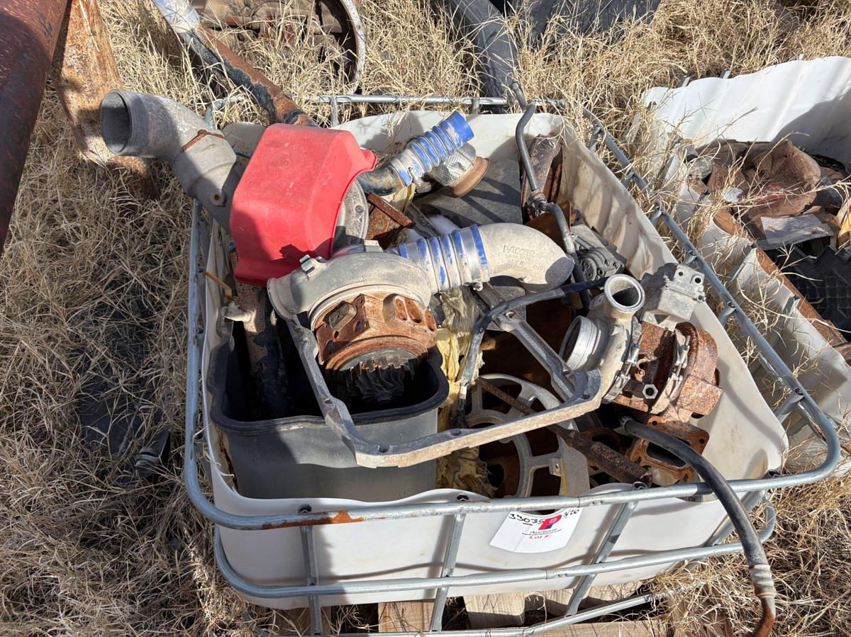 Used Lot w/ INGERSOLL RAND air compressor assorted engine parts