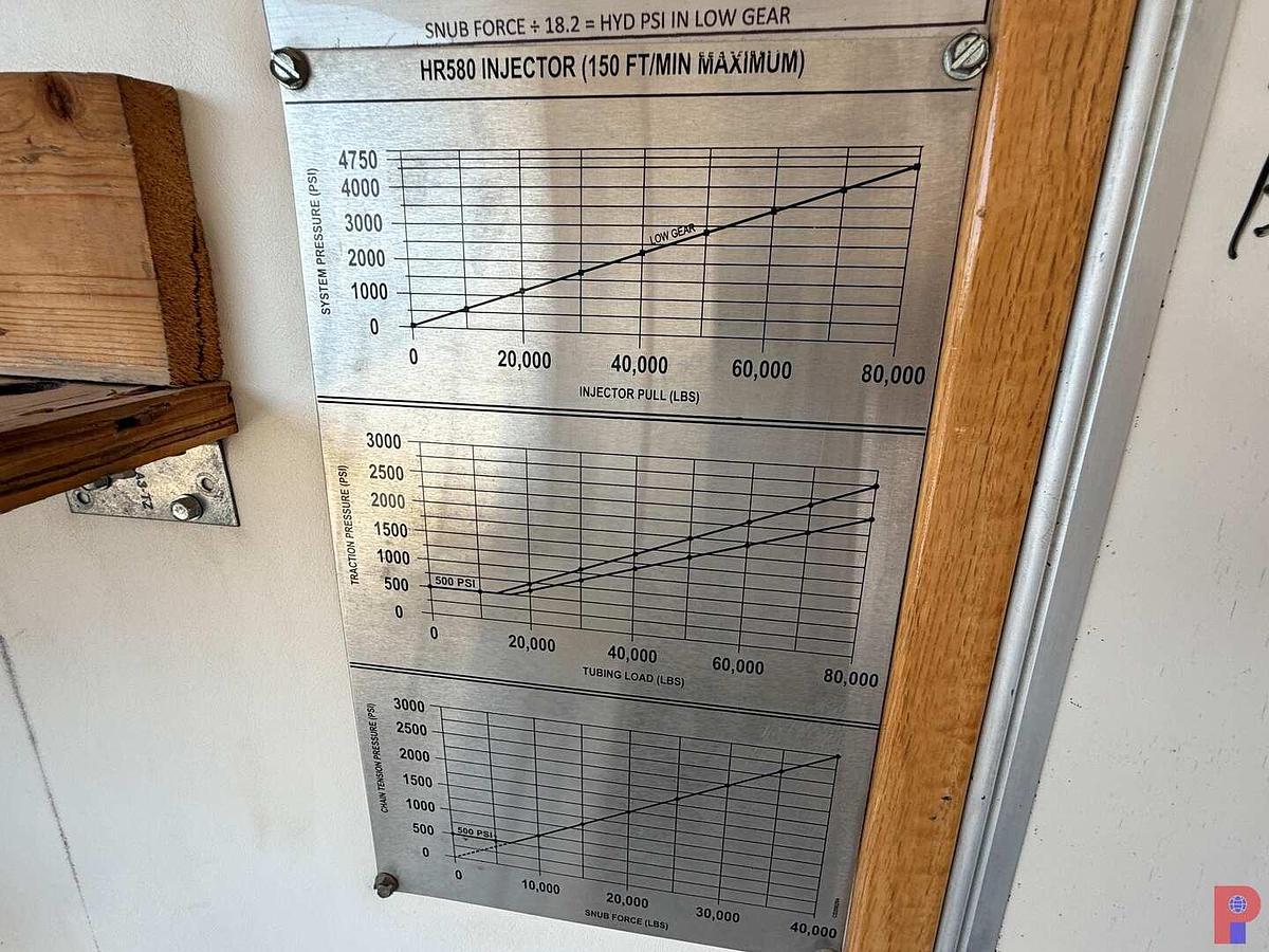 Used 2012 TOTAL EQUIPMENT AND SERVICE 15K 1-1/4” 4-AXLE COIL TUBING  TRAILER