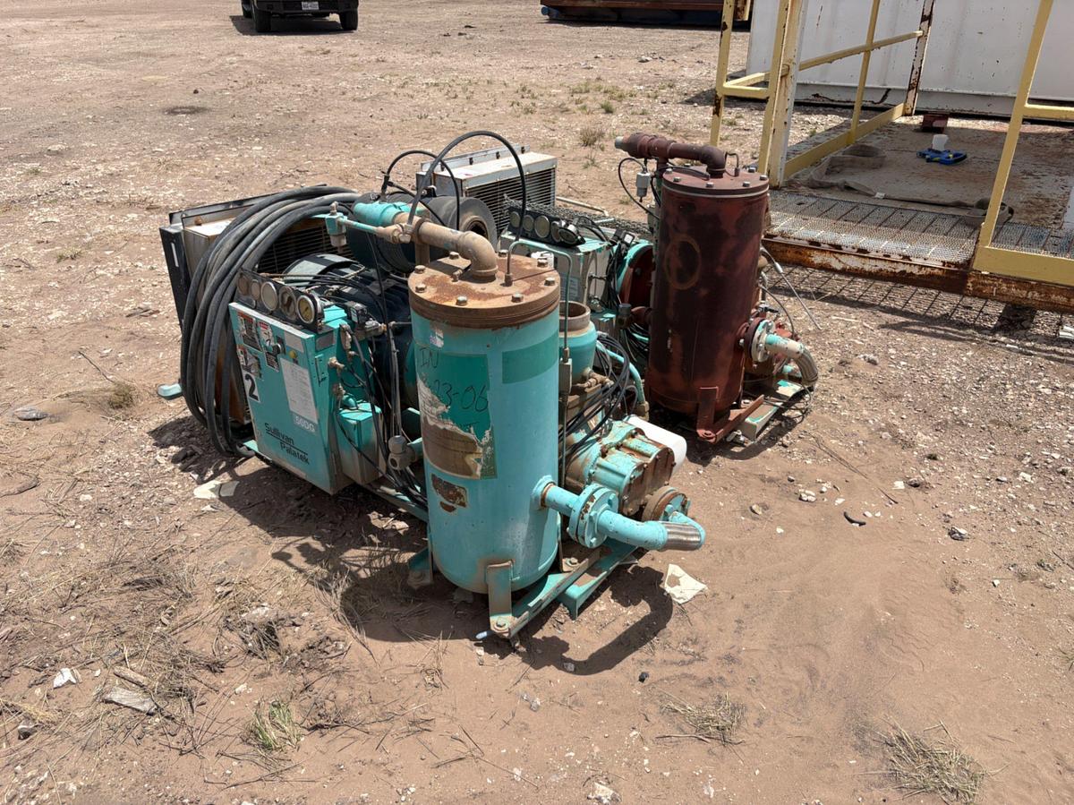 Used (2) Sullivan palatek DG-series rotary screw air compressors