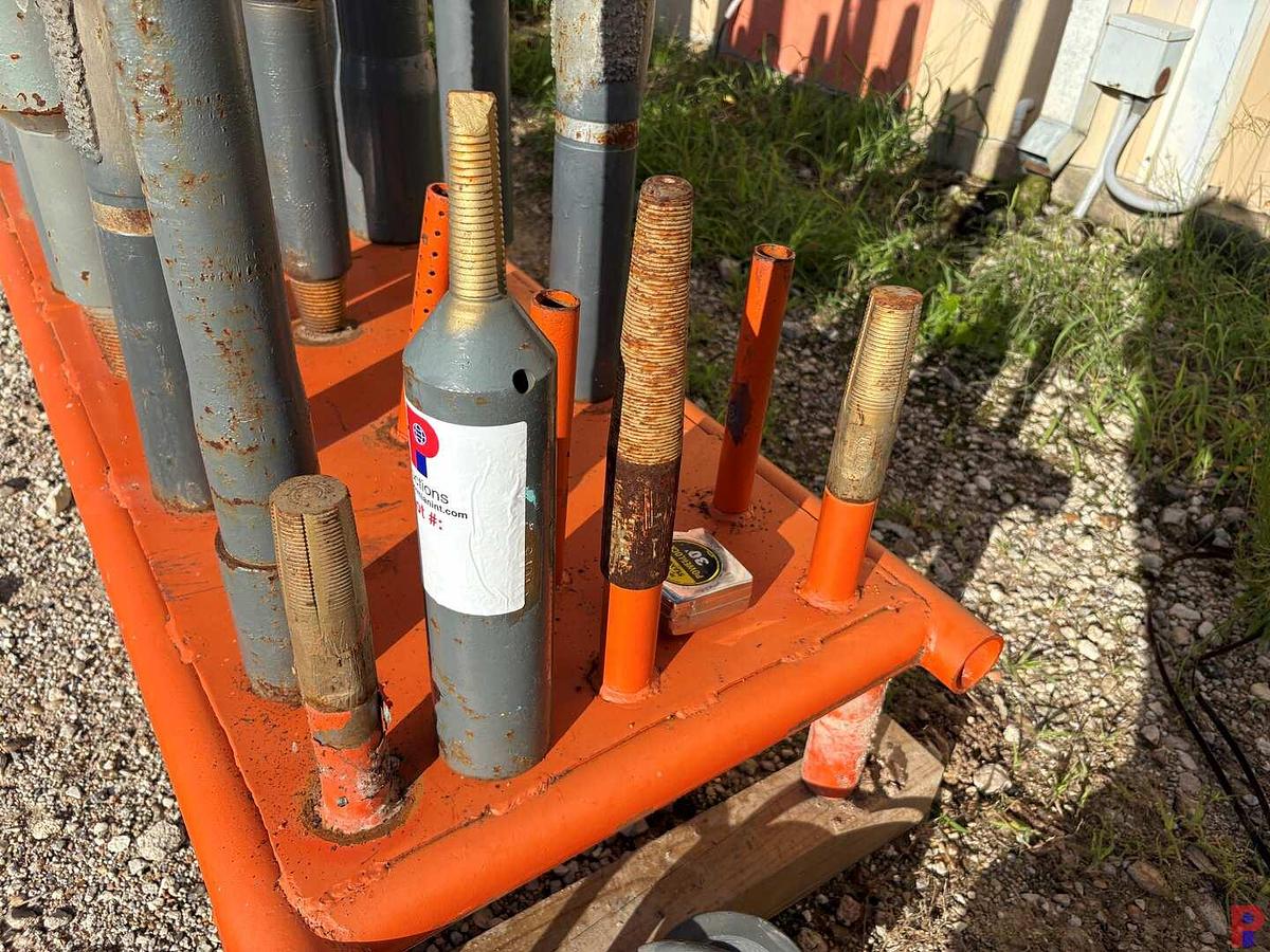 Used (4) SMALL DIAMETER TAPER TAPS,