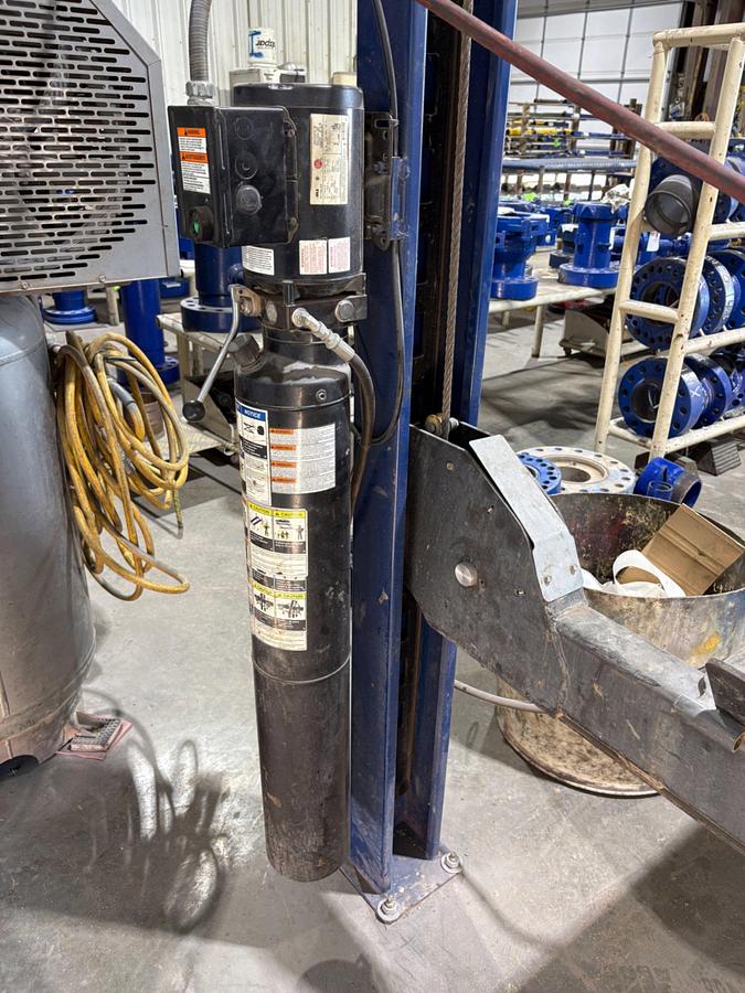 Used 2012 Challenger Lifts Model: 4015XFX, 15,000lbs 4-post car lift