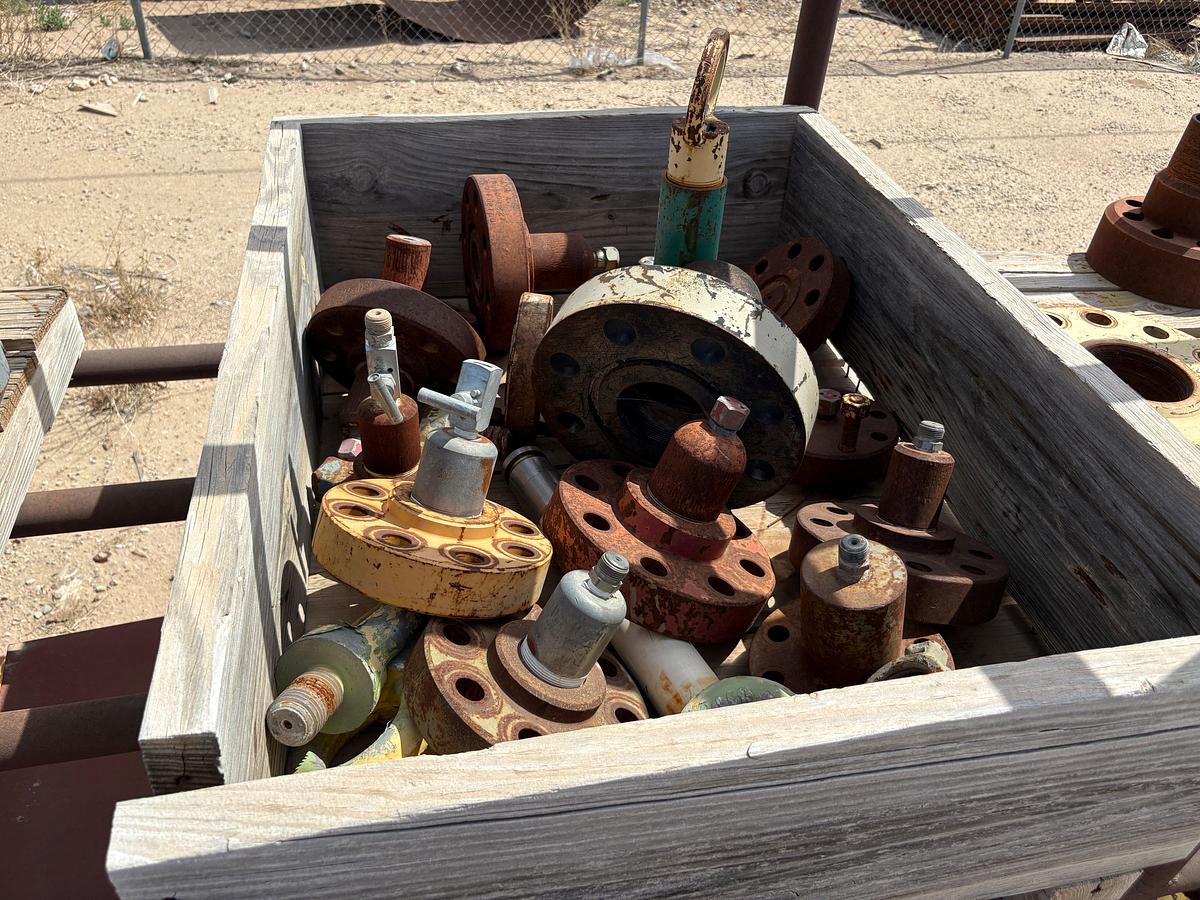 Used (15 pallets) of assorted weco flanges, landing flanges, pipe collars, etc…