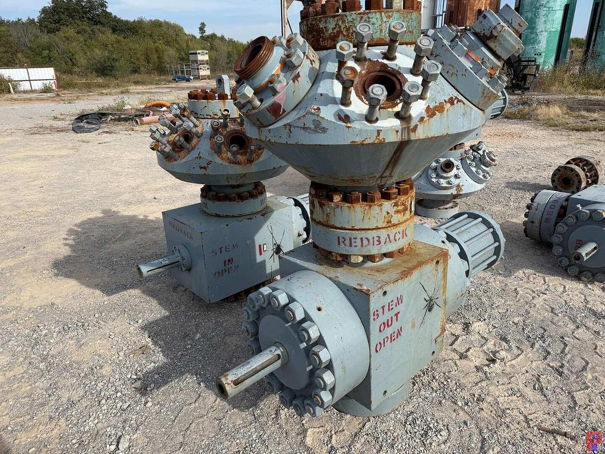Used (2 X $) 7-1/16” 15K WP HYDRAULIC FRAC VALVES W/ 6-PORT 4-1/16” GOAT HEAD