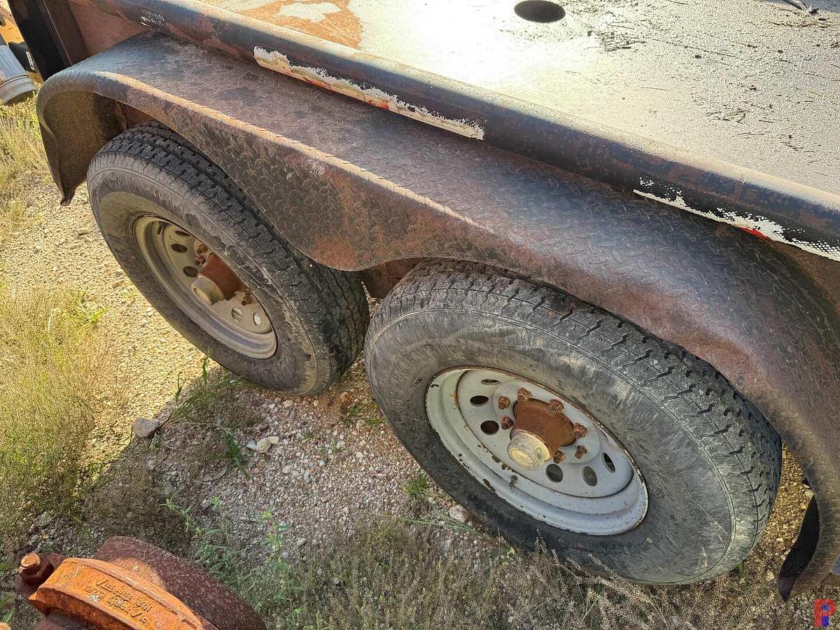 Used 14’ X 83” T/A STEEL BED BUMPER PULL UTILITY TRAILER