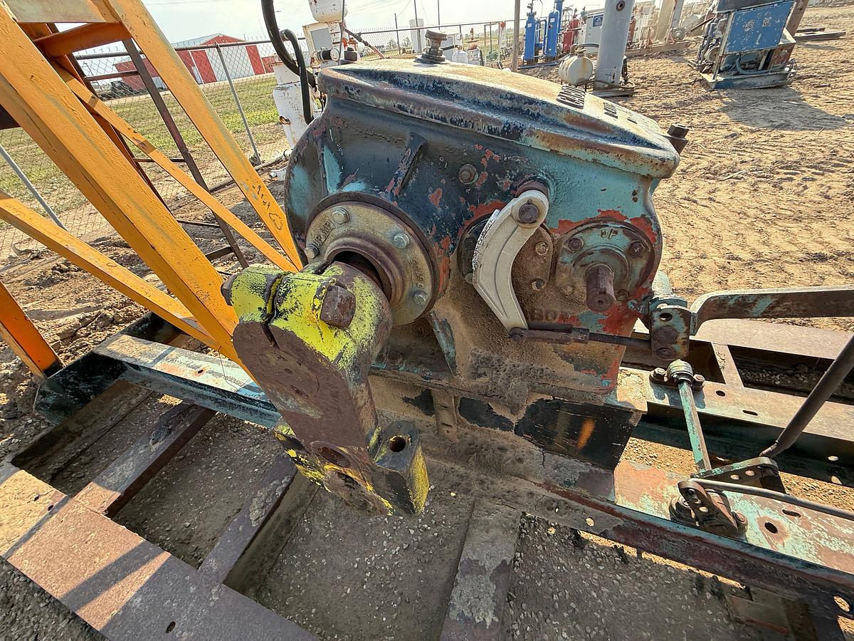 Used (1) CABOT 40 D, (1) CABOT TYPE 11 PUMPING UNIT GEAR BOXES, (3) SKIDS, & RELATED, INCOMPLETE F/ PARTS