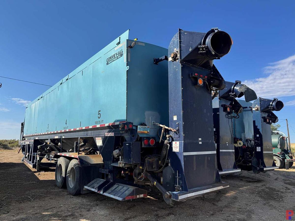 Used 2012 CONVEY ALL SK-3000-AC SAND KING BULK STORAGE TRAILER
