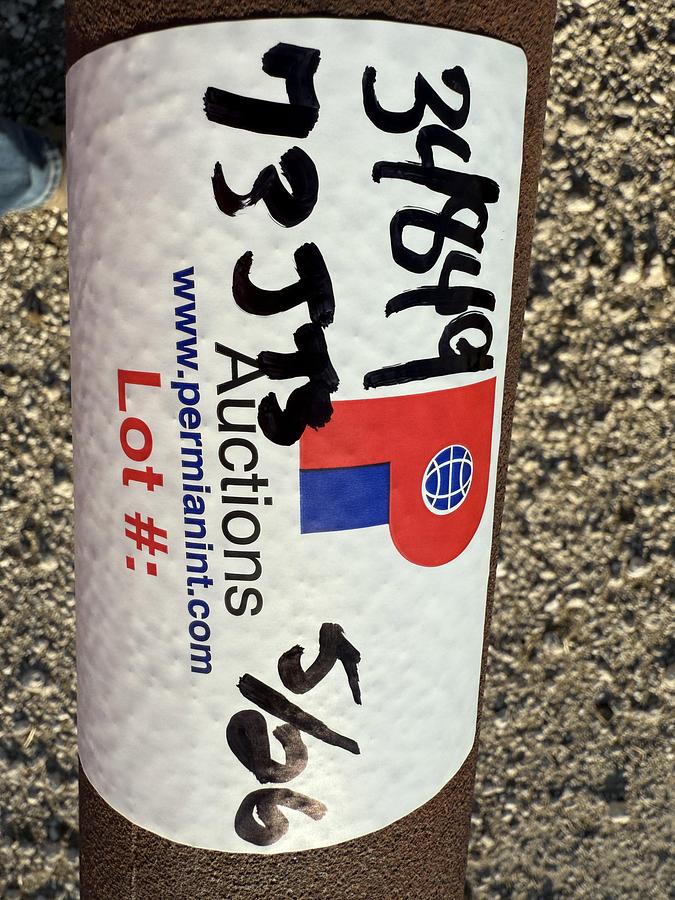 Used (2,263 FT. X $) (73 JTS) 3-1/2” EUE (STRUCTURAL) CASING PIPE