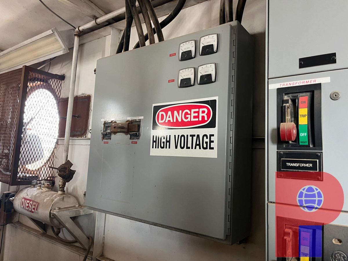 Used GENHOUSE W/ (2) 250 KW GENERATORS P/B CAT 3412 ENGINES