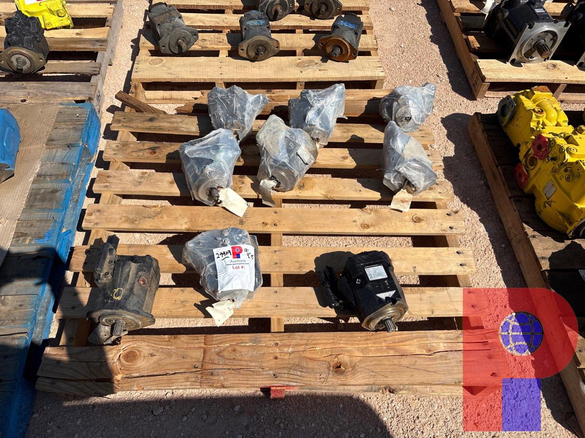 Used (9) UNUSED ENGINEERING TECHNOLOGY CO. HYDRAULIC MOTORS