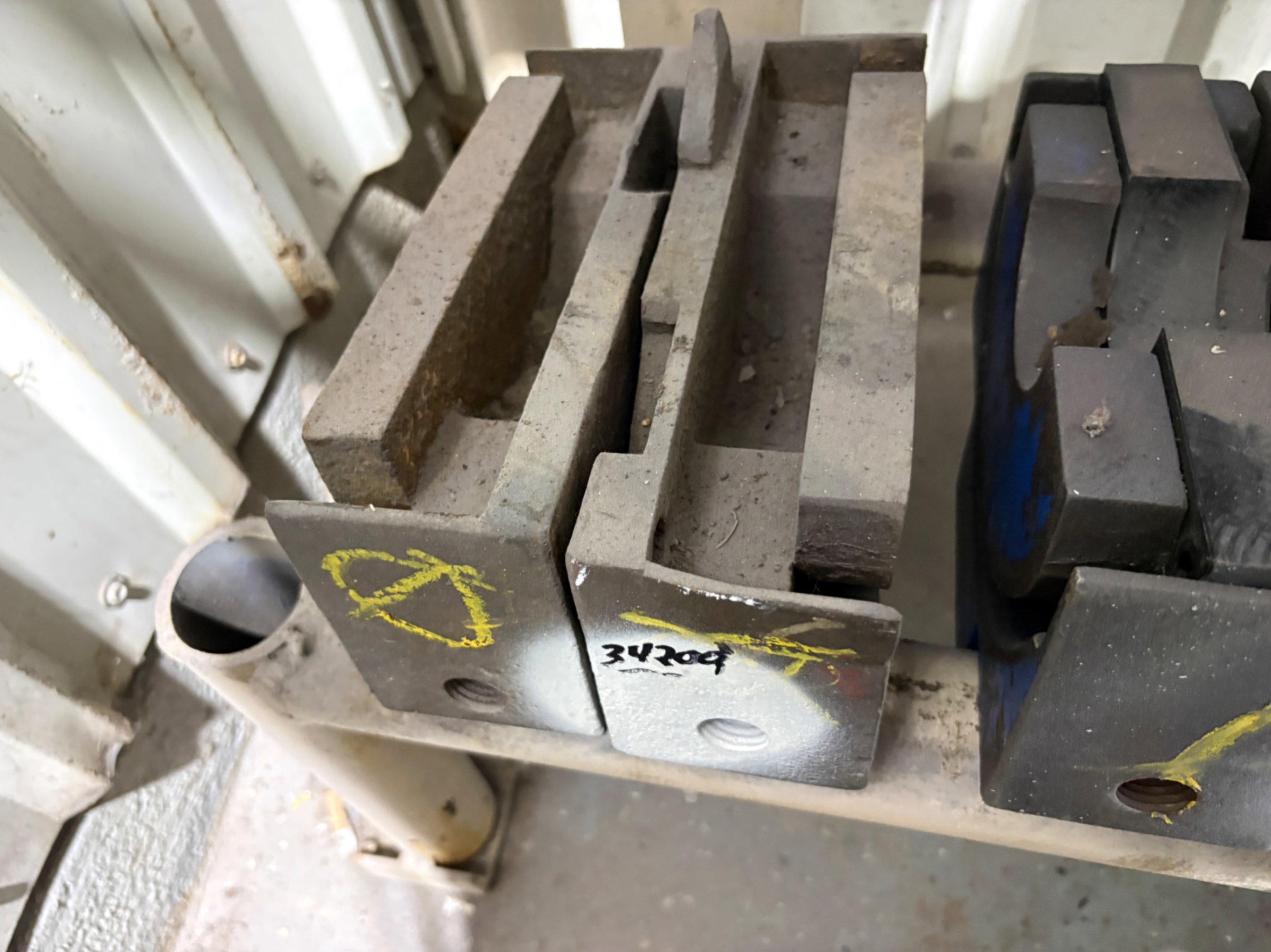 Used SET OF (2) BLIND REEDY BOP RAMS