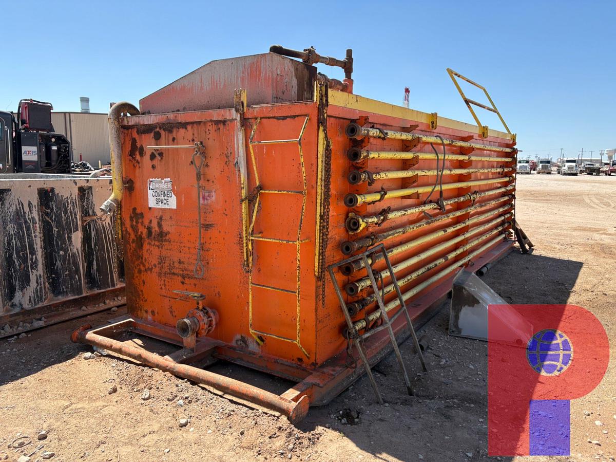 Used 22’ X 7’ X 6’ OPEN TOP FLUID TANK