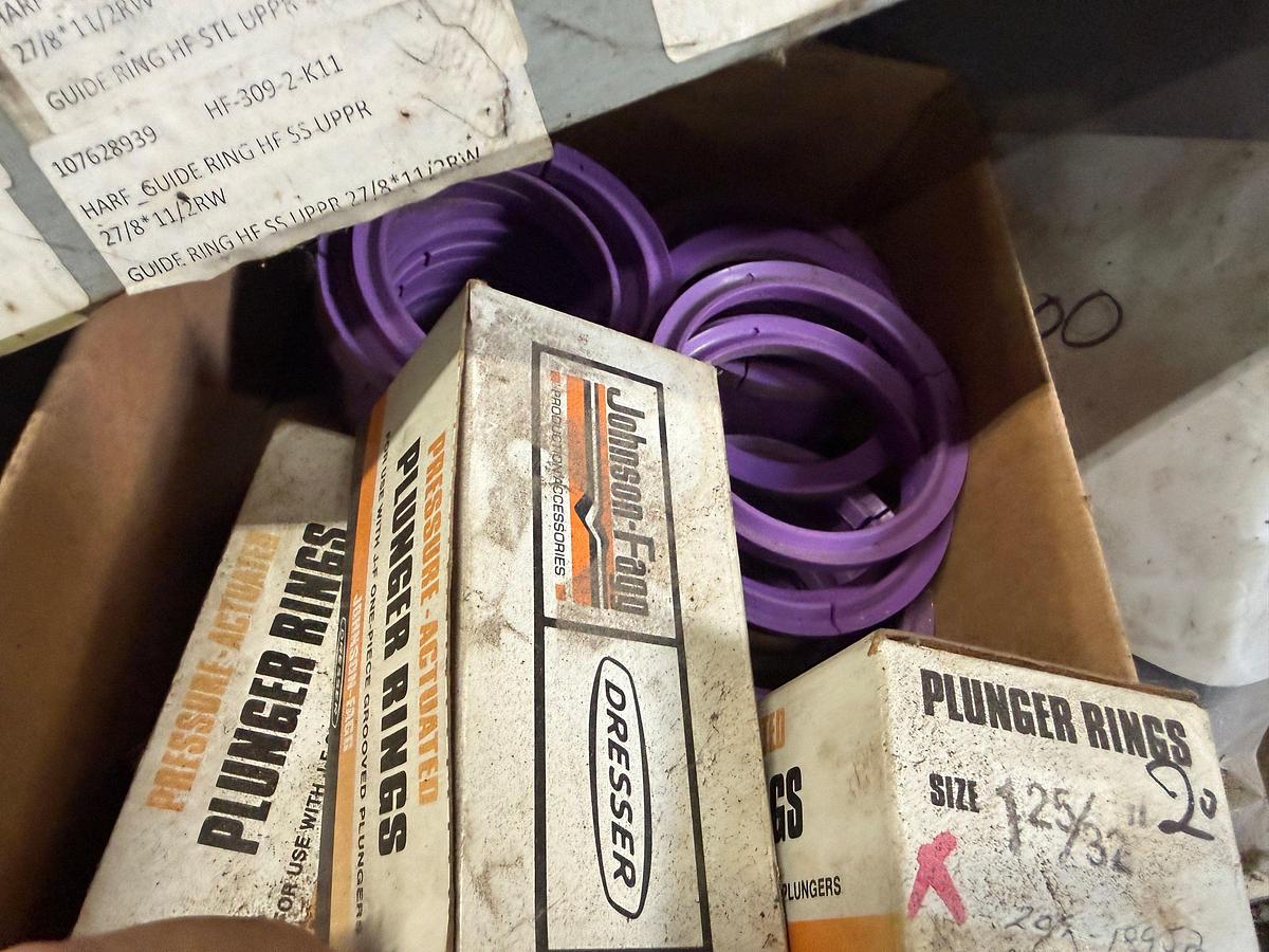Used 1/2” -2” -3” NYLON PA RINGS F/ PUMP PLUNGERS