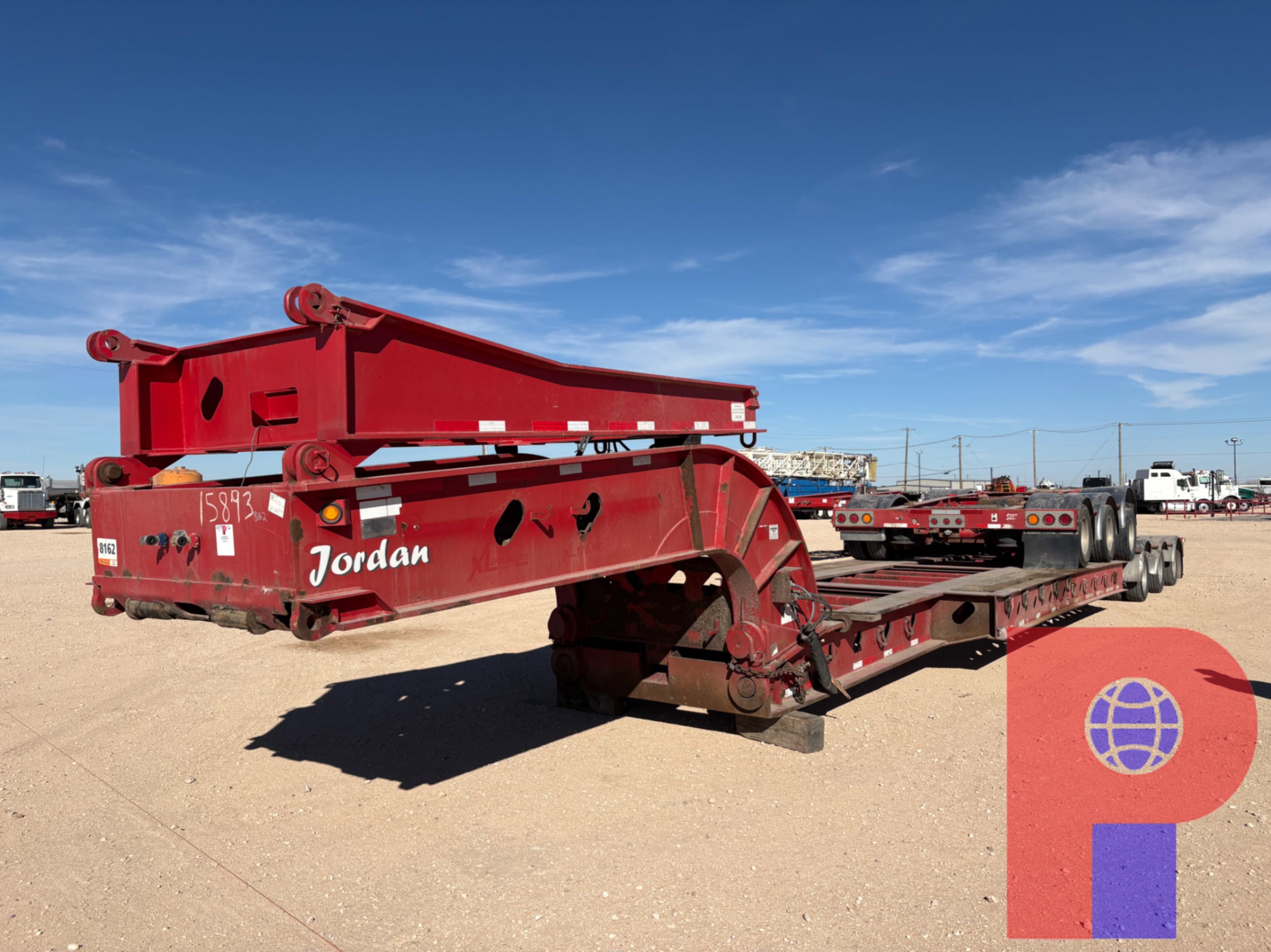 Used 2017 JORDAN XL-170-MG HEAVY HAUL TRAILER PKG