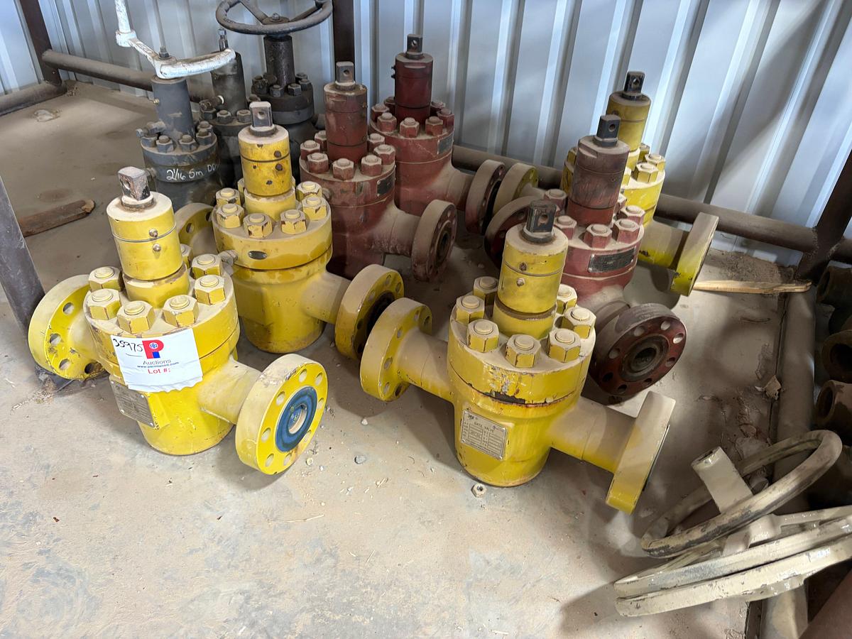 Used (7x$) (7) 2-1/16” 10K gate valves
