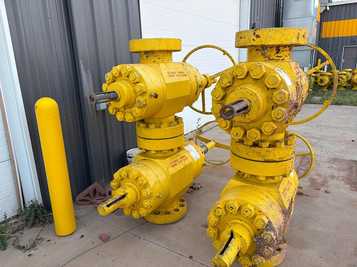 Used (4x$) 7-1/16” 10k frac valves