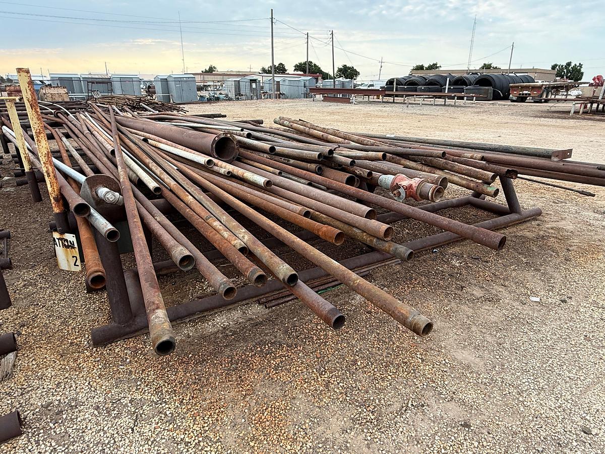 Used LOT OF VARIOUS SIZE & TYPE, SOME STRUCTUAL TUBING PIPE