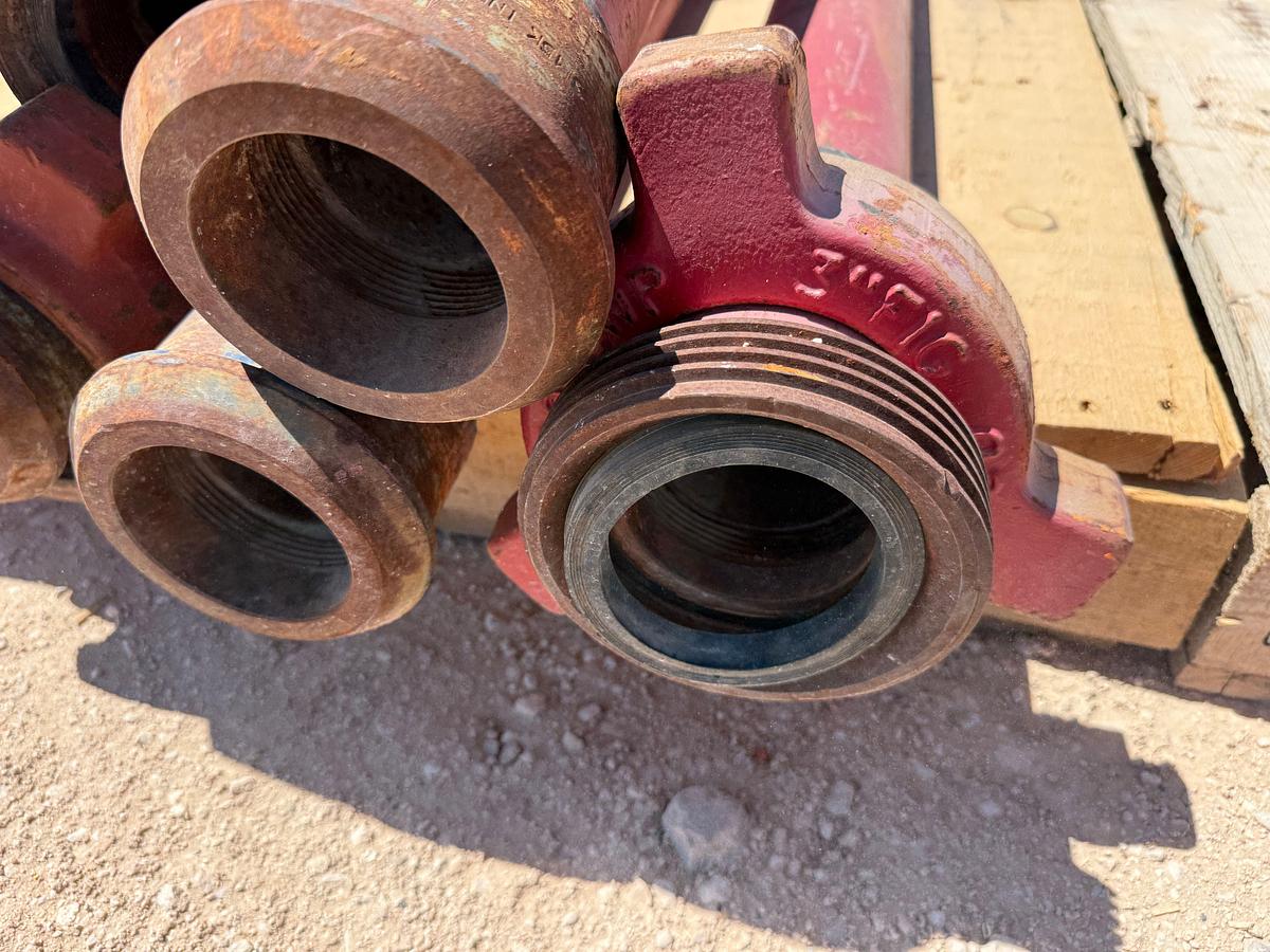 Used (10 X $) 3” X 3’L FIG 1002 10K WP FLOW IRON PUP JOINTS