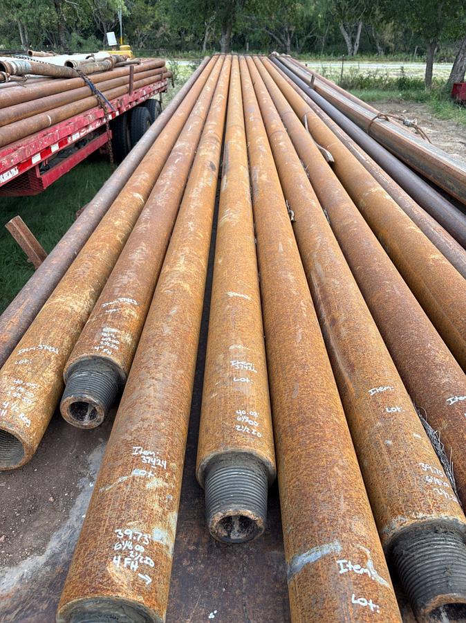 Used 6-1/8”OD x 2-1/2”ID x 40.08’L 4”FH SLICK DRILL COLLAR