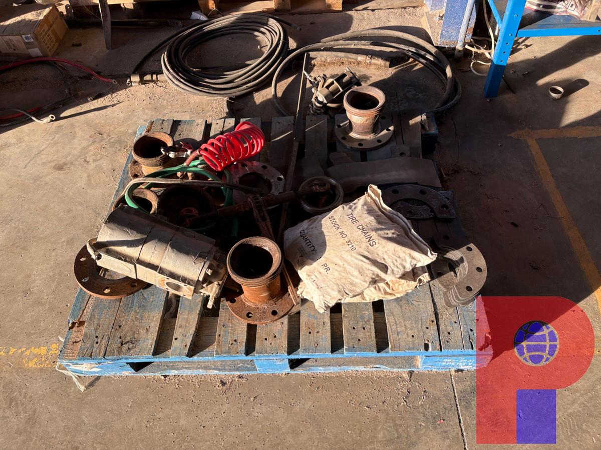 Used LOT W/ (1) KNOWLEDGE BOX DESK, ROBINAIR REFRIGERANT RECOVERY SYSTEM, (2) ALLEGRO BLOWERS, ETC.