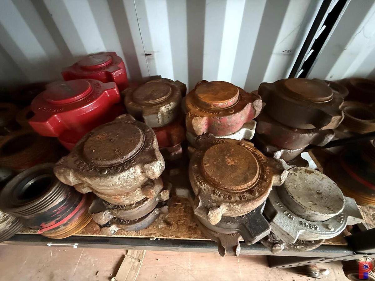 Used SHELF8- (17) 3”-4” FIG 1502 CROSSOVERS, (30) BULL PLUGS, SOME NEW