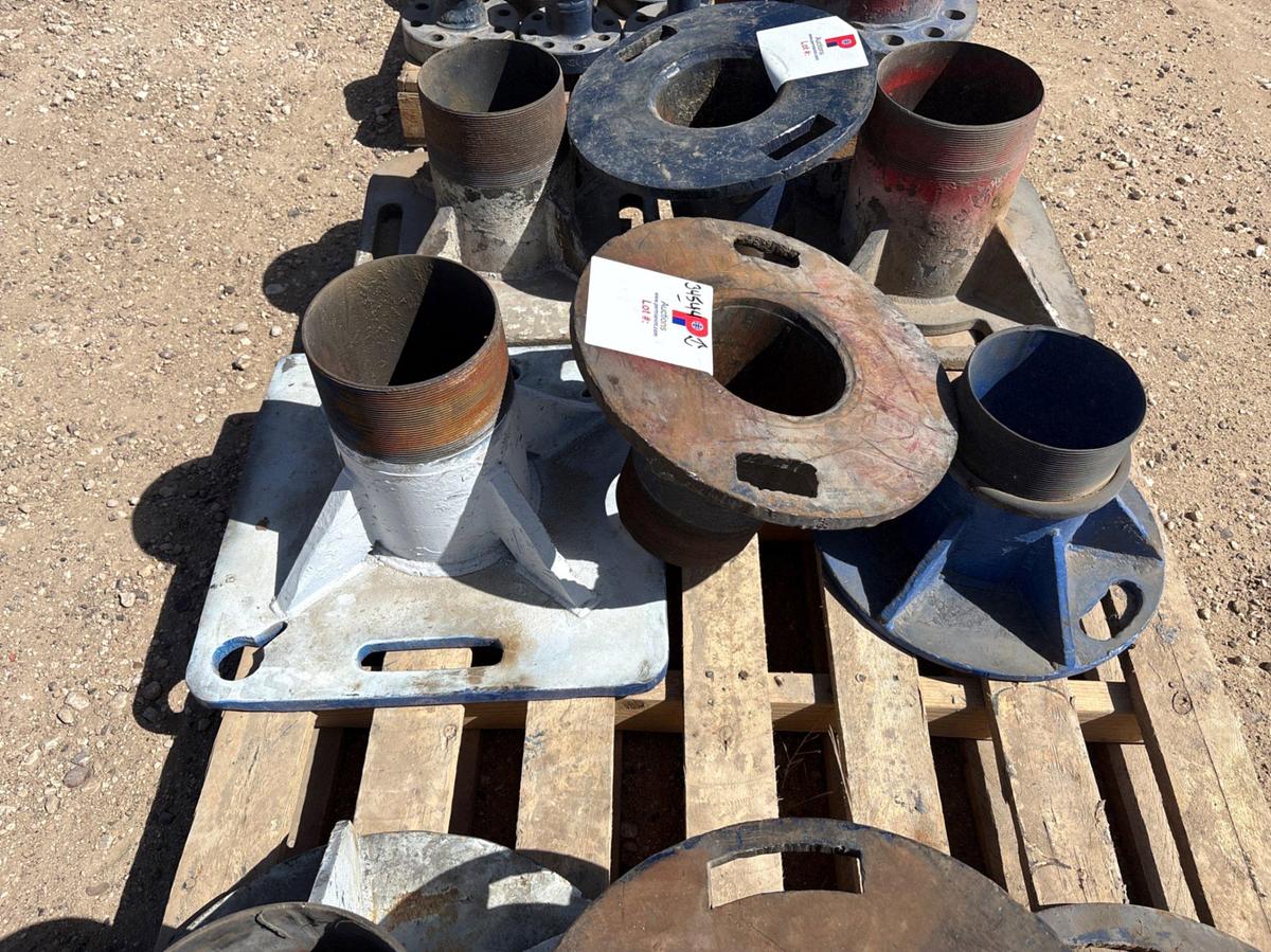 Used (3) casing running plates, 6-5/8 to 7-1/2